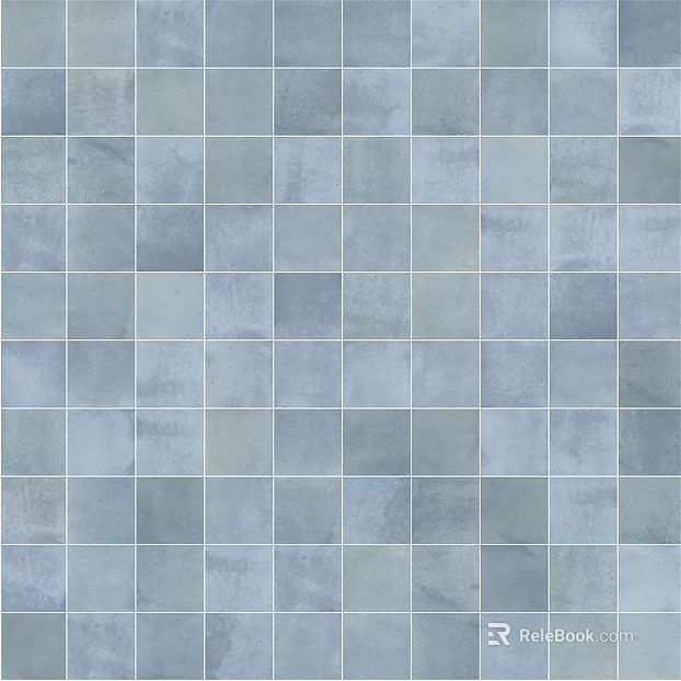 Modern Italian Minimalist Light Blue Mosaic Tile texture