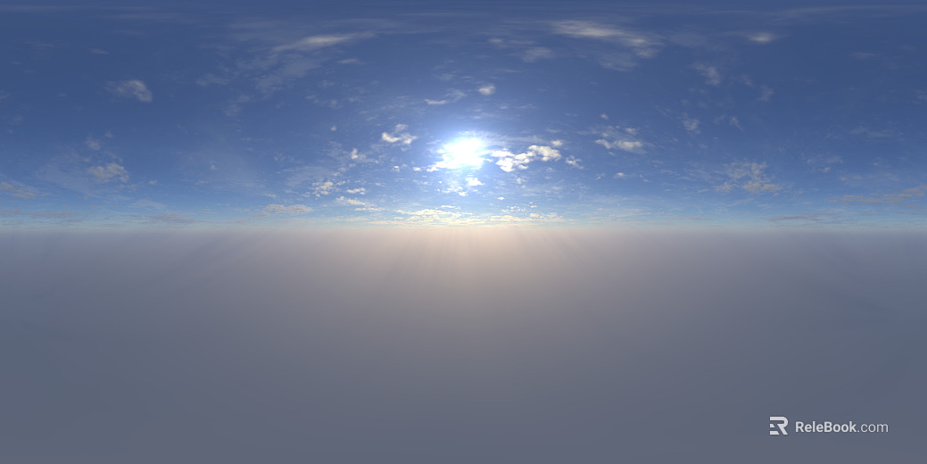 Sunrise Cloudy Blue Sky Landscape Landscape HDR texture