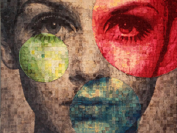 mosaic texture (ID:ffagf2982)