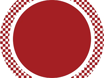 Red and white checkerboard plate stickers texture (ID:ffaeh777239)