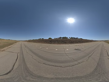 outdoor shabby road sunny day cloudless hdr texture (ID:ffabg37561)