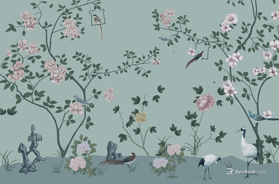 animal and plant pattern texture