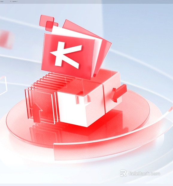 Red transparent glass technology elements texture