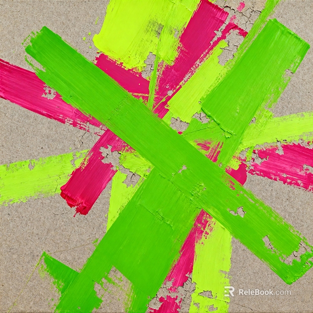 Fluorescent color art paint wall decoration texture