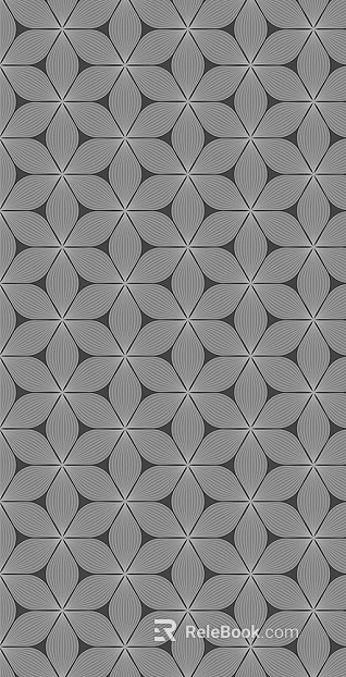Dark gray geometric pattern wallpaper wall decoration texture