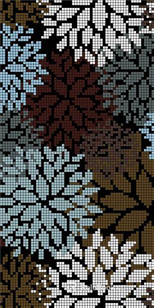 Mosaic mosaic tile texture