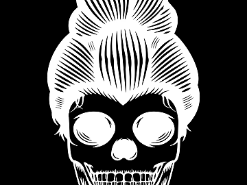 Tattoo black and white mask pattern texture pattern graphics (ID:ffach887884)