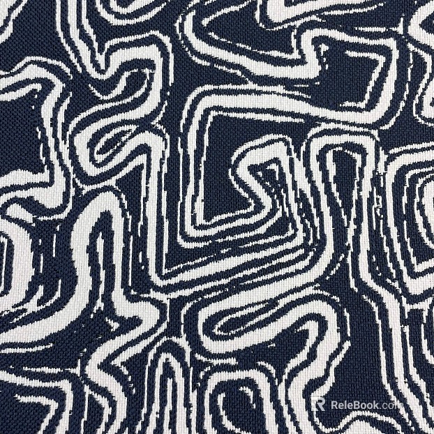 Navy Blue White Abstract Pattern Cloth Soft Fabric texture