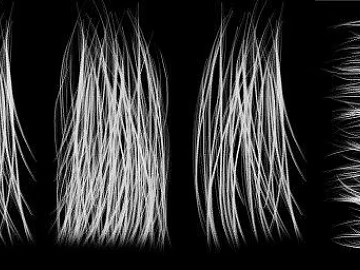 White Hair Texture Bio Map texture (ID:ffaeh435026)