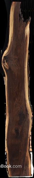 Dark brown walnut wood large board table top texture