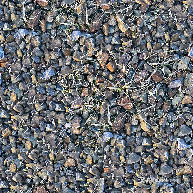 gray gravel goose soft stone gravel grass turf lawn ground texture