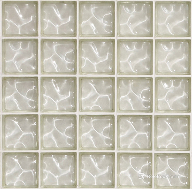 Pale yellow glass brick texture