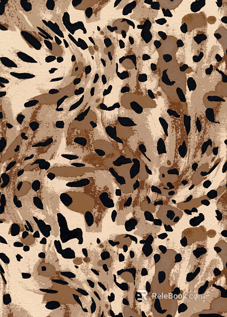 Animal Blanket Leopard Print Carpet Square Blanket texture