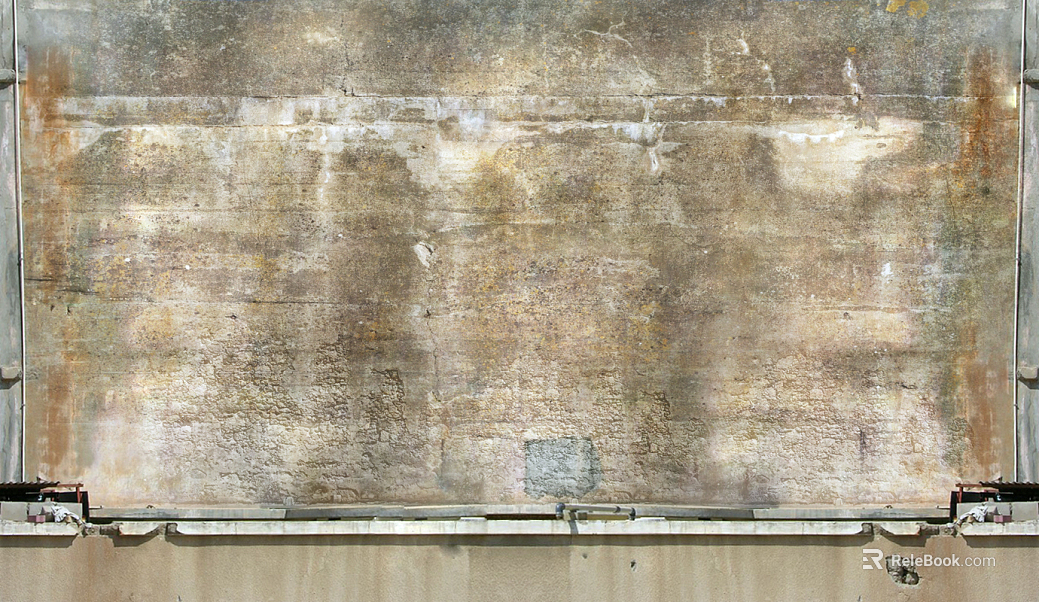 Concrete yellowing wall texture