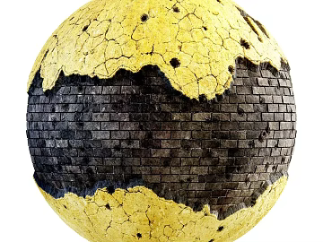 Brick wall PBR texture (ID:ffach781294)