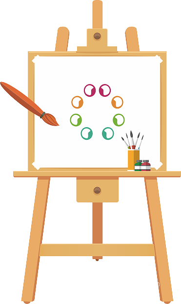 cartoon painting texture