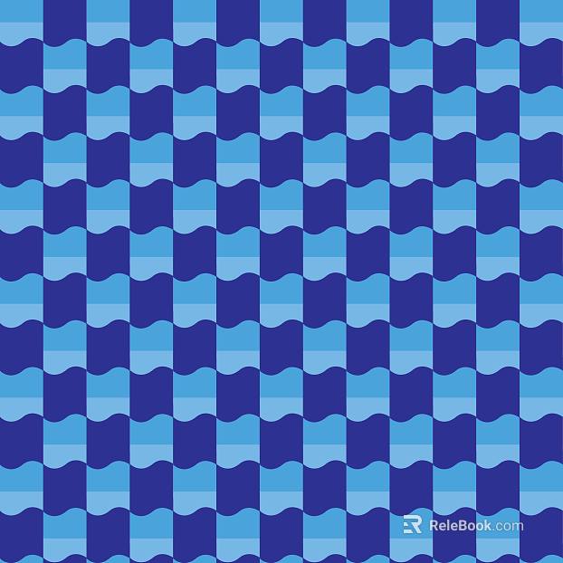 Blue series geometric wave pattern decoration wallpaper texture