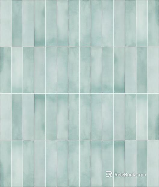 Plain Tile Green Strip Wall Tile texture