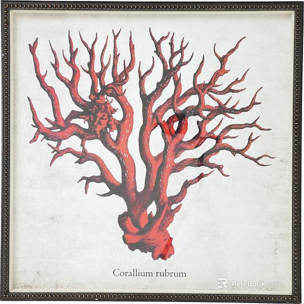 Plant painting texture