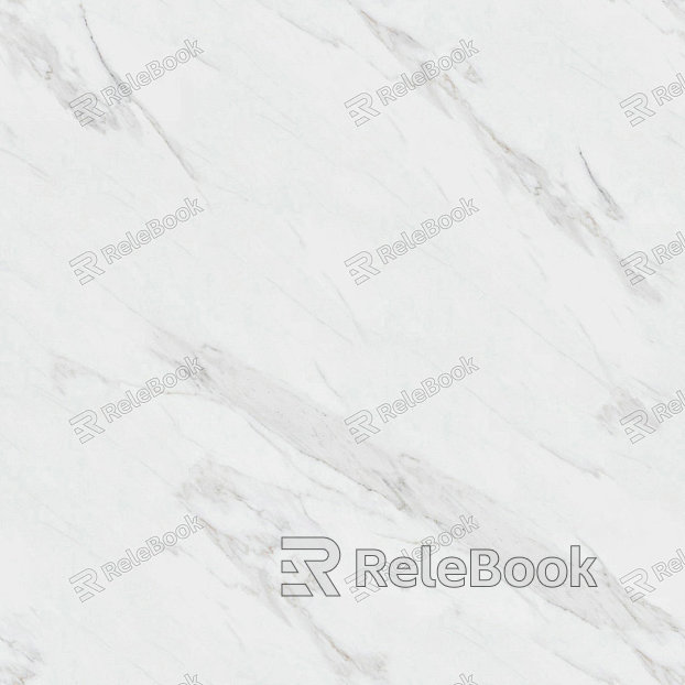 A smooth, creamy white marble surface, veined with delicate gray lines, presenting an elegant and timeless appeal, akin to classical sculptures and architectural elements.