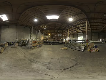 Indoor Industrial Factory Warehouse Daytime HDR texture (ID:ffabg19261)