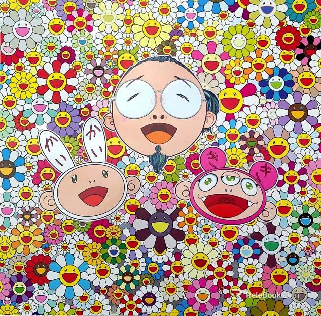 cartoon painting texture