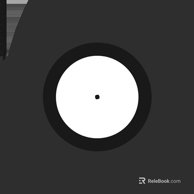 Black and White Circular Bump Map texture
