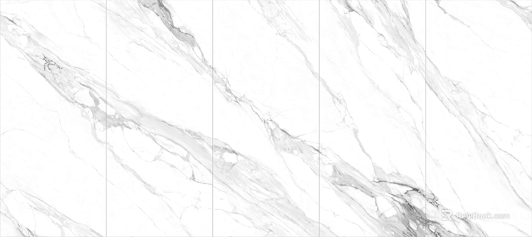 White marble rock slab division texture