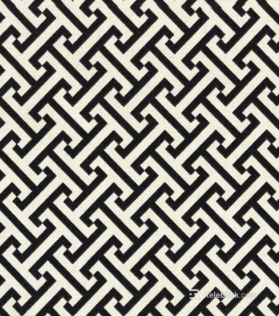 Black and white Chinese style fabric texture