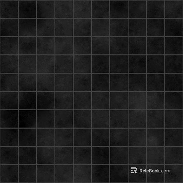 Dark gray ceramic mosaic kitchen wall texture