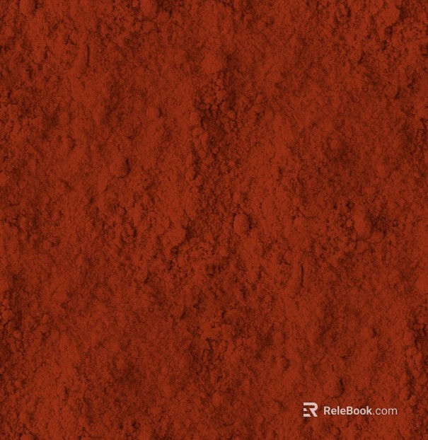 Red brown diatom mud wall coating texture