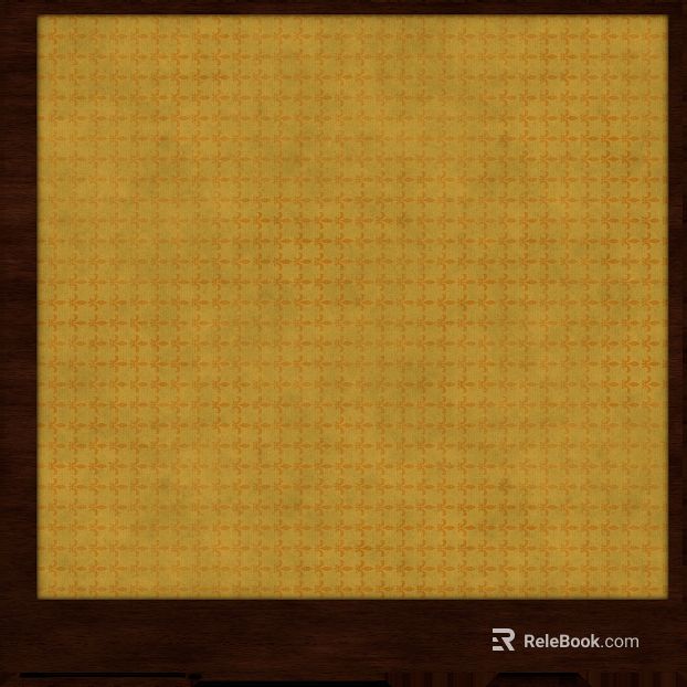 Yellow pattern wallpaper living room wall texture