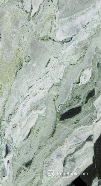 flowing water pattern marble green marble texture