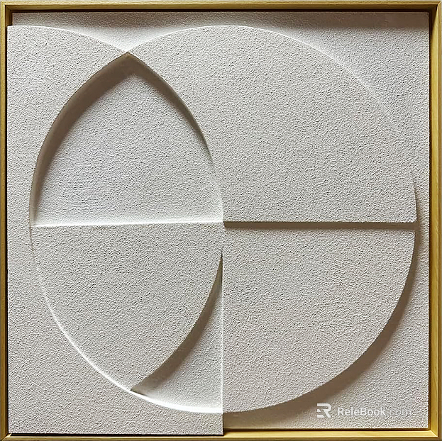 Modern three-dimensional physical painting texture