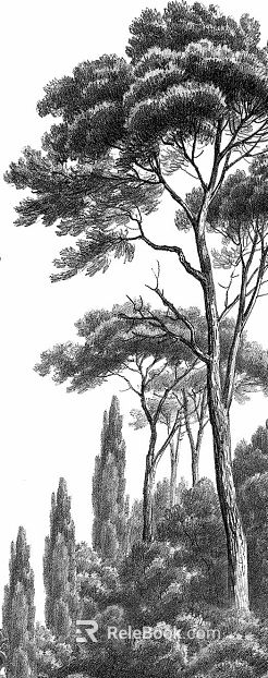 Plant painting texture