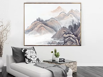 landscape painting texture (ID:ffaag69096)