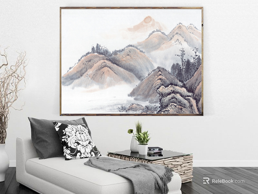 landscape painting texture
