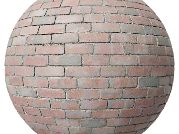 Brick wall PBR texture (ID:ffach169281)