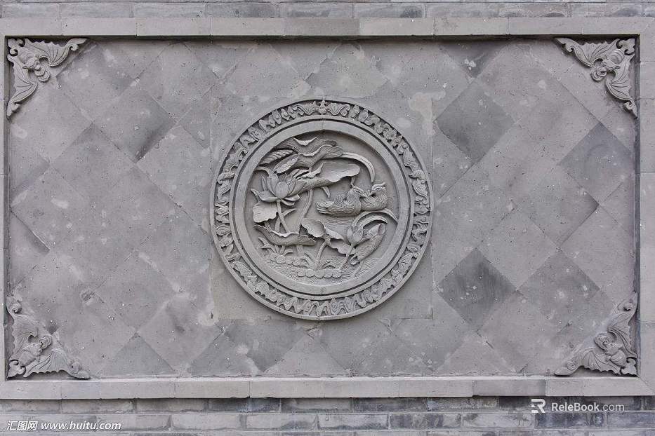Relief Bai wall texture