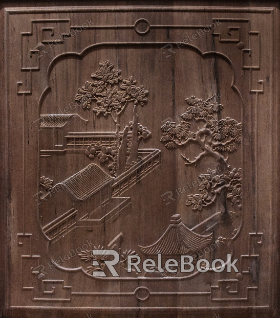 wood carving texture