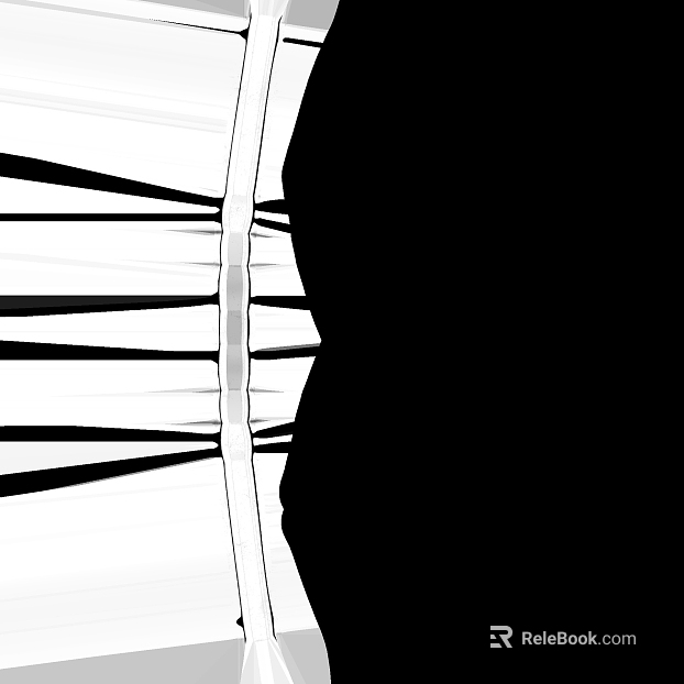 Black and white line bump map texture