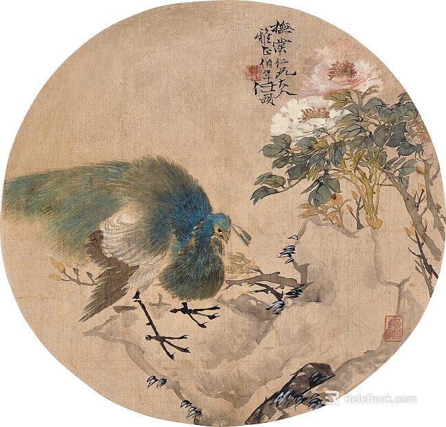 Modern New Chinese‑style decorative paintings: Song‑dynasty paintings, traditional Chinese ink wash paintings, flower‑and‑bird works, botanical art, and animal portraits. texture