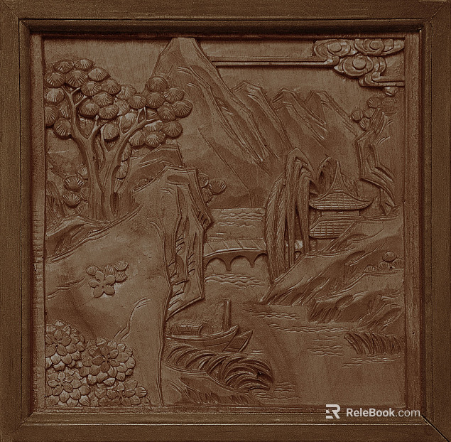 wood carving texture