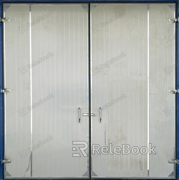 Metal door texture