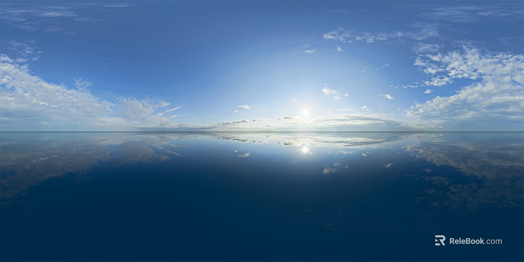 Skyline Sea Level Sky Sunny Day HDR texture