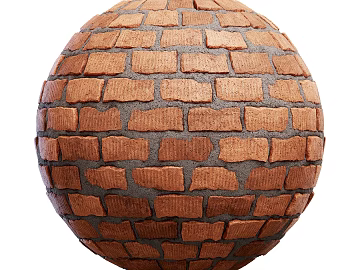 Brick wall PBR texture (ID:ffach014714)