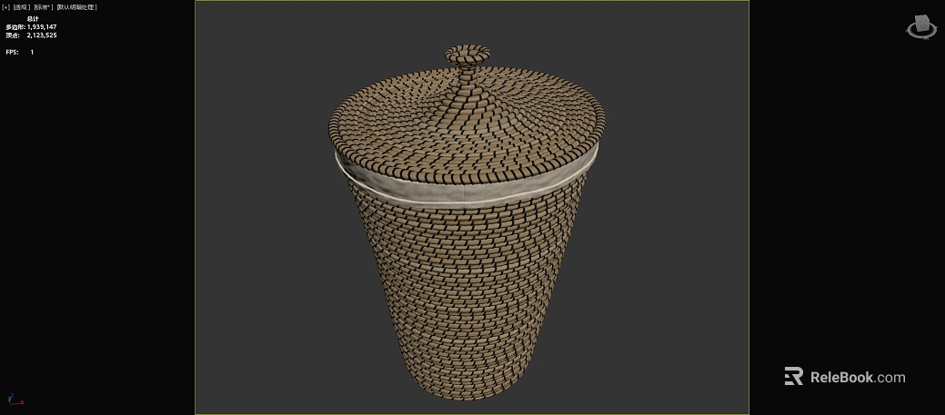 Beige Woven Storage Barrel Home Storage texture