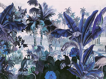 animal and plant pattern 3d model