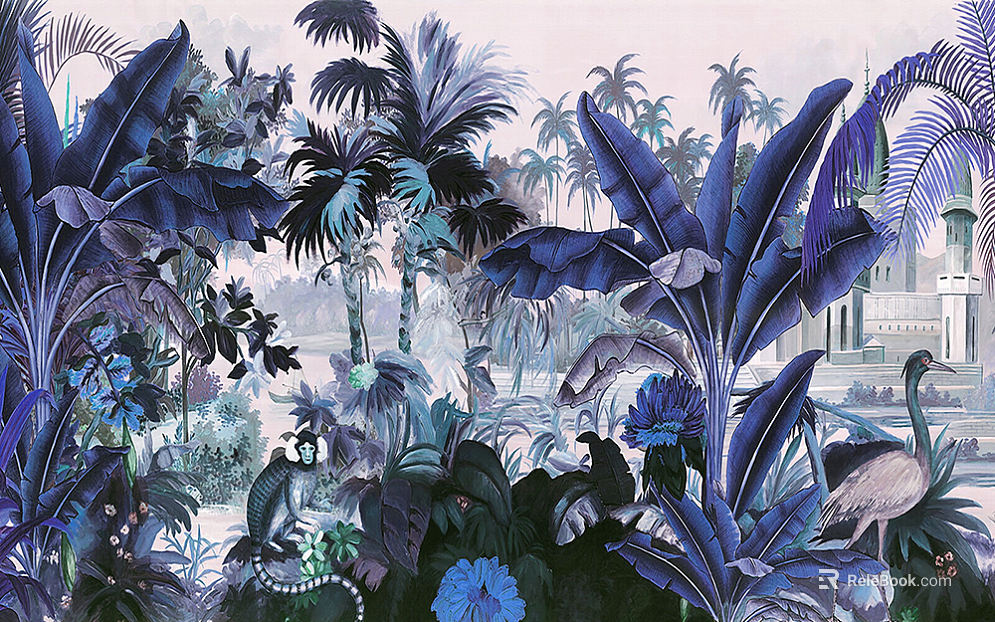 animal and plant pattern texture