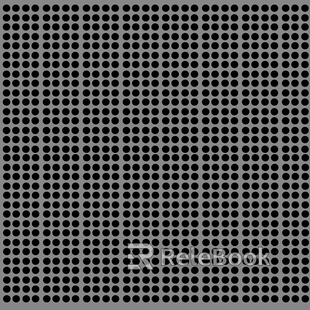 Perforated plate metal texture